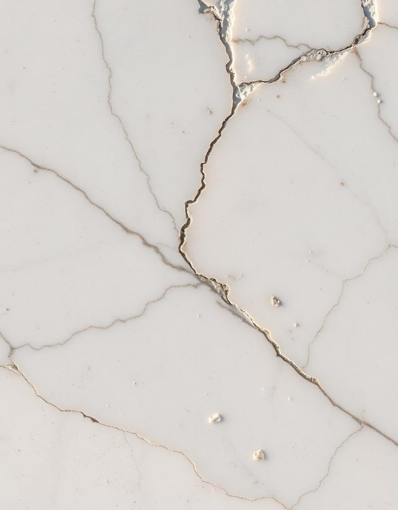 Close detail of warm natural stone veining